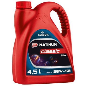 Olej PLATINUM CLASSIC LIFE+ 20W-50 | 4,5L