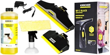 НОВЕЙШАЯ СТЕКОНОМОЙНАЯ МАШИНА WV2 KARCHER BLACK ДВЕ ПРИСОСКИ ЖИДКОМОЙОЧНАЯ МАШИНА XXL