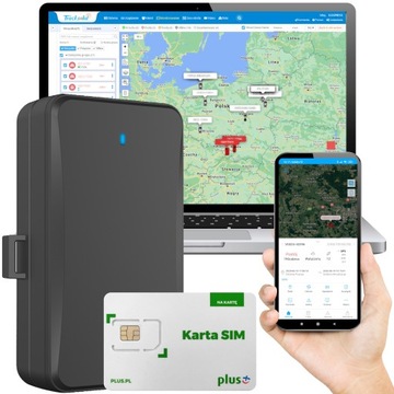 Lokalizator GPS 4G LTE Bateria 10000mAh do Auta Monitoring Dostęp na 10 lat