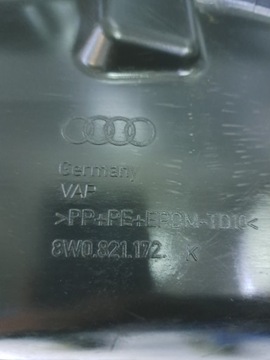 AUDI A4 B9 8W 8W0 PODBĚH PRAVÉ PŘEDNÍ 8W0821172K