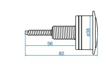 КНОПКА СТАРТ-СТОП ДРЕНАЖНОГО КЛАПАНА UNI