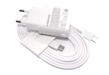 ORGINALNA SZYBKA FAST KOMPLETNA ŁADOWARKA SAMSUNG 25W DŁUGI KABEL 180CM S24