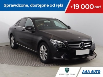 Mercedes Klasa C W205 2019 Mercedes C C 200 d, Salon Polska, Serwis ASO
