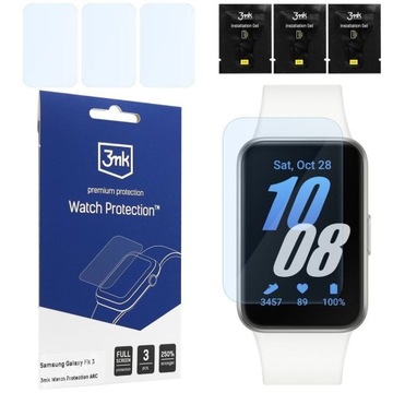 3x Folia Hydrożelowa Ochronna 3mk Watch Protection do Samsung Galaxy Fit 3