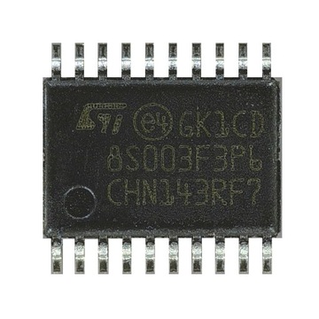 STM8S003F3P6 8S003F3P6 Флэш-память EEPROM 16 МГц STM8S 8 КБ TSSOP20