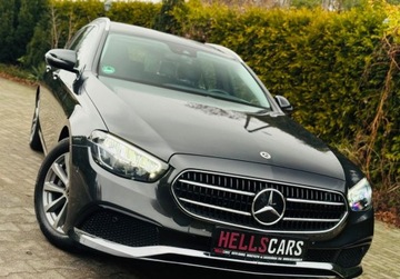 Mercedes Klasa E W213 Limuzyna Facelifting 2.0 E200 197KM 2021 Mercedes-Benz Klasa E 2,0 197psHybr 9G LIFT Full Led Skora Duza Navi Virtu