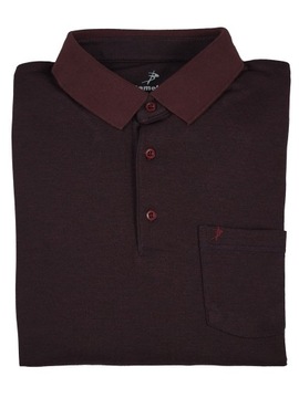 Bameha Bluza Polo B138 - Bordo - XXL