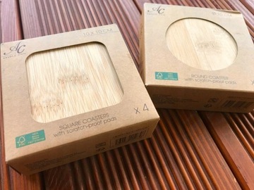 ПОДКЛАДКА ДЛЯ КРУЖКИ НАБОР 4 шт. OLDMAN BAMBOO ПОДСТАВКА BAMBOO 10 см