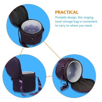Kryształowe etui na misy dźwiękowe Torba podróżna do przechowywania