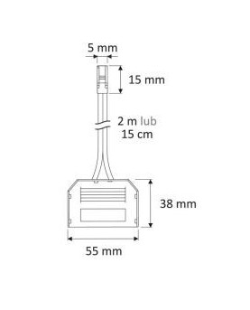 6-ТОЧЕЧНЫЙ МИНИ-СПЛИТЕР С ЧЕРНЫМ КАБЕЛЕМ 2 МБ