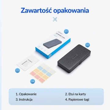 Чехол для карт памяти Orico: 16*SD, 16*microSD