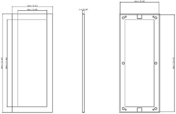 РАМКА ДЛЯ МОДУЛЕЙ ВИДЕОДОМОФОНА DAHUA VTM126