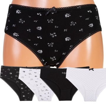 Figi Majtki Bikini Bawełna MORAJ - 4szt. r.XXL