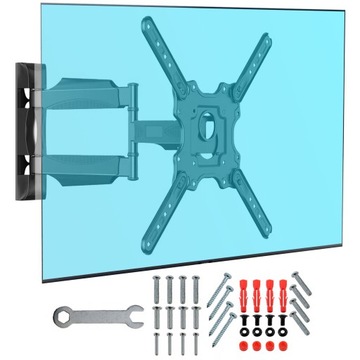 Uniwersalny Mocny Obrotowy Uchwyt Wieszak TV Telewizora Monitora 32-55 VESA