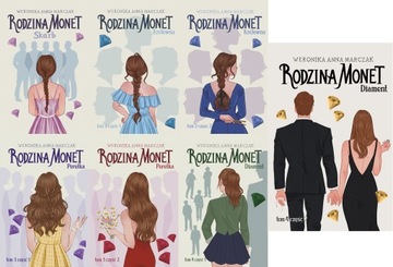 RODZINA MONET SKARB KRÓLEWNA PEREŁKA DIAMENT wszystkie części 1-7 Marczak