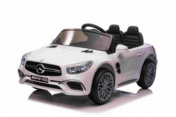 Mercedes Benz AMG SL65 S электрический детский Белый + Пульт ДУ + Аудио светодиод