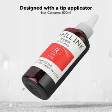 ШТАМП И ЧЕРНИЛА ДЛЯ ШТАМПОВ 100 МЛ КРАСНЫЕ