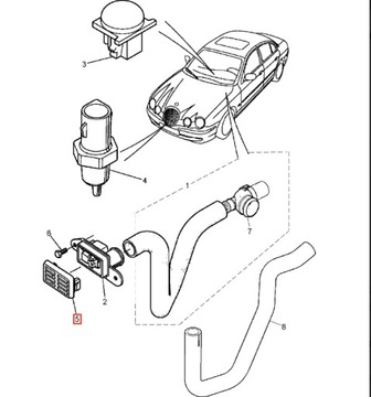 JAGUAR S-TYPE MŘÍŽKA ASPIRATORA XR81063AEK