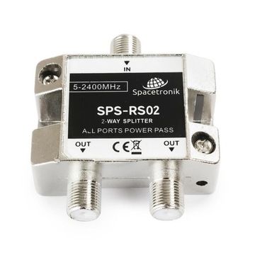 Разветвитель 1/2 5-2400 МГц Spacetronik SPS-RS02