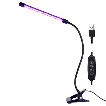 LED Grow Light Clip Indoor Plants Growing 1 Tube