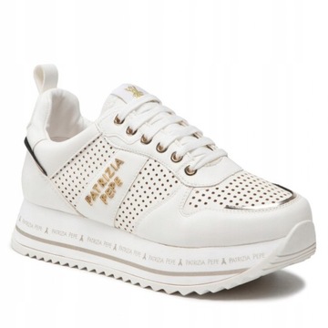 Patrizia Pepe Sneakersy buty 38 sneakersy białe