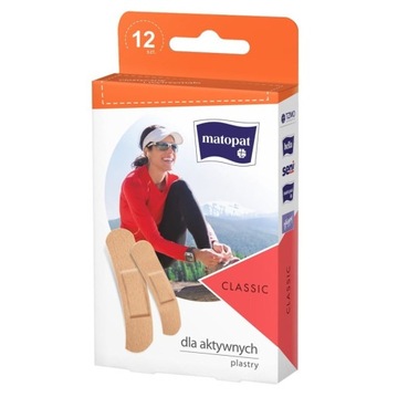 MATOPAT CLASSIC Zestaw Plastry tkaninowe 12 szt