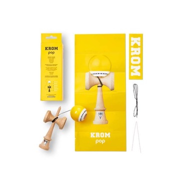 Kendama Krom POP LOL Żółty