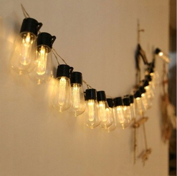 СОЛНЕЧНАЯ САДОВАЯ ГИРЛЯНДИЯ 20LED ЛАМПОЧКИ - ЛАМПЫ