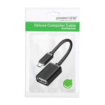 UGREEN US133 Адаптер Micro USB OTG (черный)