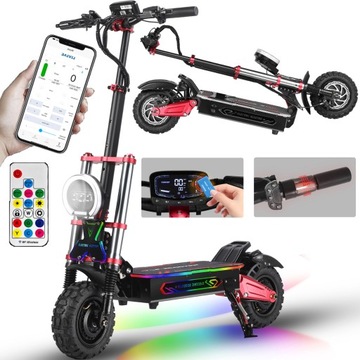 Skuter elektryczne BOYUEDA S5 38AH dla dorosłych Terenowy Składany APP NFC