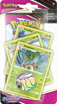 POKEMON TCG FUSION RILLABOOM THWACKEY GROOKEY