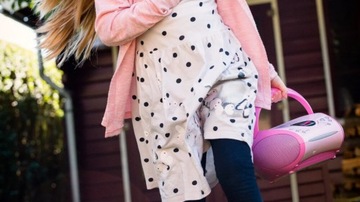 LENCO SCD-24 CD FM-радиоплеер Розовый