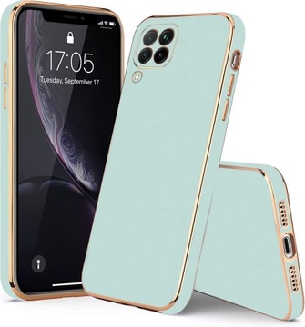 ETUI GLAMOUR DO SAMSUNG A12 SILIKON CASE + SZKŁO