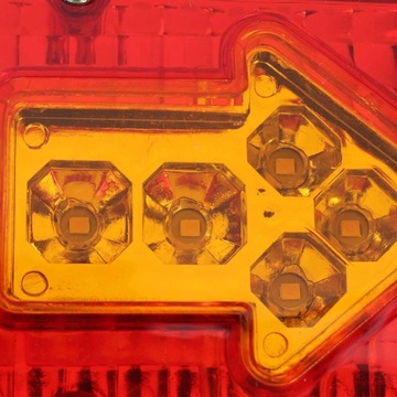 Комплект из 2 светодиодных задних фонарей для прицепов эвакуатора 12В.