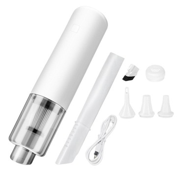 Беспроводной ручной пылесос, портативный мини-автомобильный пылесос и воздуходувка, белый