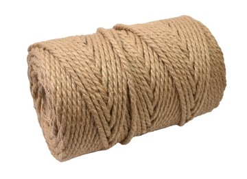 ДЖУТОВАЯ ВЕРЕВКА Декоративная веревка Когтеточка 10мм 30м