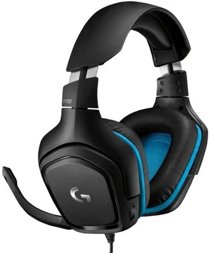 Słuchawki nauszne Logitech G432 Niebieskie