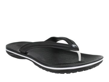 CROCS Japonki męskie CROCBAND FLIP czarne antyzapachowe antybakteryjne 46,5