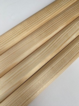 Перекладина для кровати овальная, диаметр 12/22, 63 см, сосна.