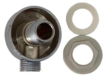 Угловой соединитель для душевого шланга гидрокабины