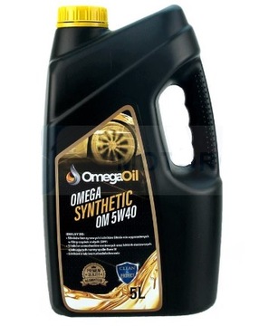 5L OLEJ silnikowy OMEGA OIL 5w40 SYNTHETIC OM 502.00/505.00/505.01 dexos2