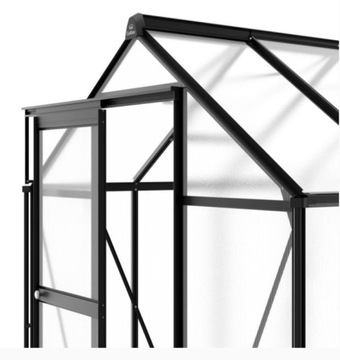 Szklarnia ogrodowa HUMIDA 183x245 Black - CULTIVO