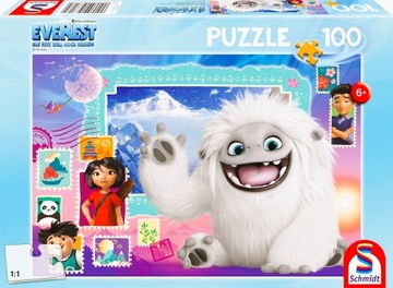 PUZZLE UKŁADANKA DLA DZIECI 6+ Z FILMU O YETI! 100 ELEMENTÓW