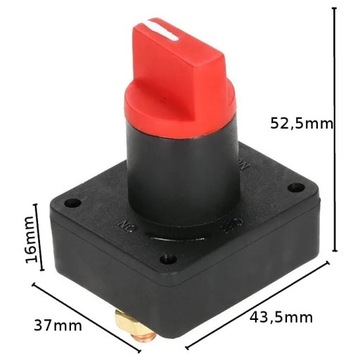 WYŁĄCZNIK GŁÓWNY PRĄDU 12V 24V 300A ODŁĄCZNIK HEBEL AKUMULATORA ZAPŁONU