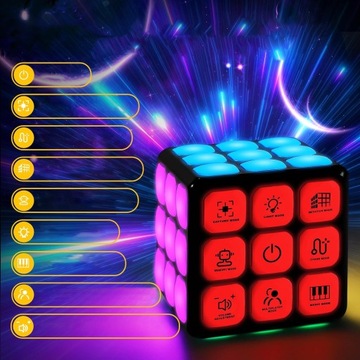 КУБИК РУБИКА ЭЛЕКТРОННЫЕ ИГРЫ ДЛЯ РАЗУМА И ПАМЯТИ POP IT LED ИГРА