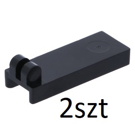 Lego 4531 płytka 1x2i1/2 zawias, czarny 2szt P994