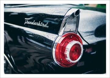 Ретро постер с машинами старых таймеров 100 х 70