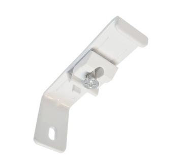 Wspornik ścienny pojedynczy SZYNA ALUMINIOWA biały