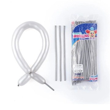 10pcs Long New Glossy Metal Pearl Latex Balloons
