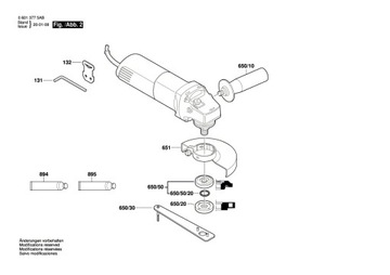 Регулятор скорости Bosch для шлифовальной машины GWS 850 CE